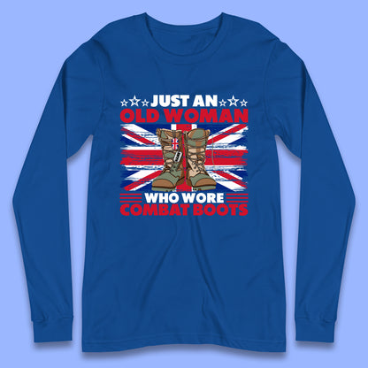 Personalised Just An Old Woman Long Sleeve T-Shirt