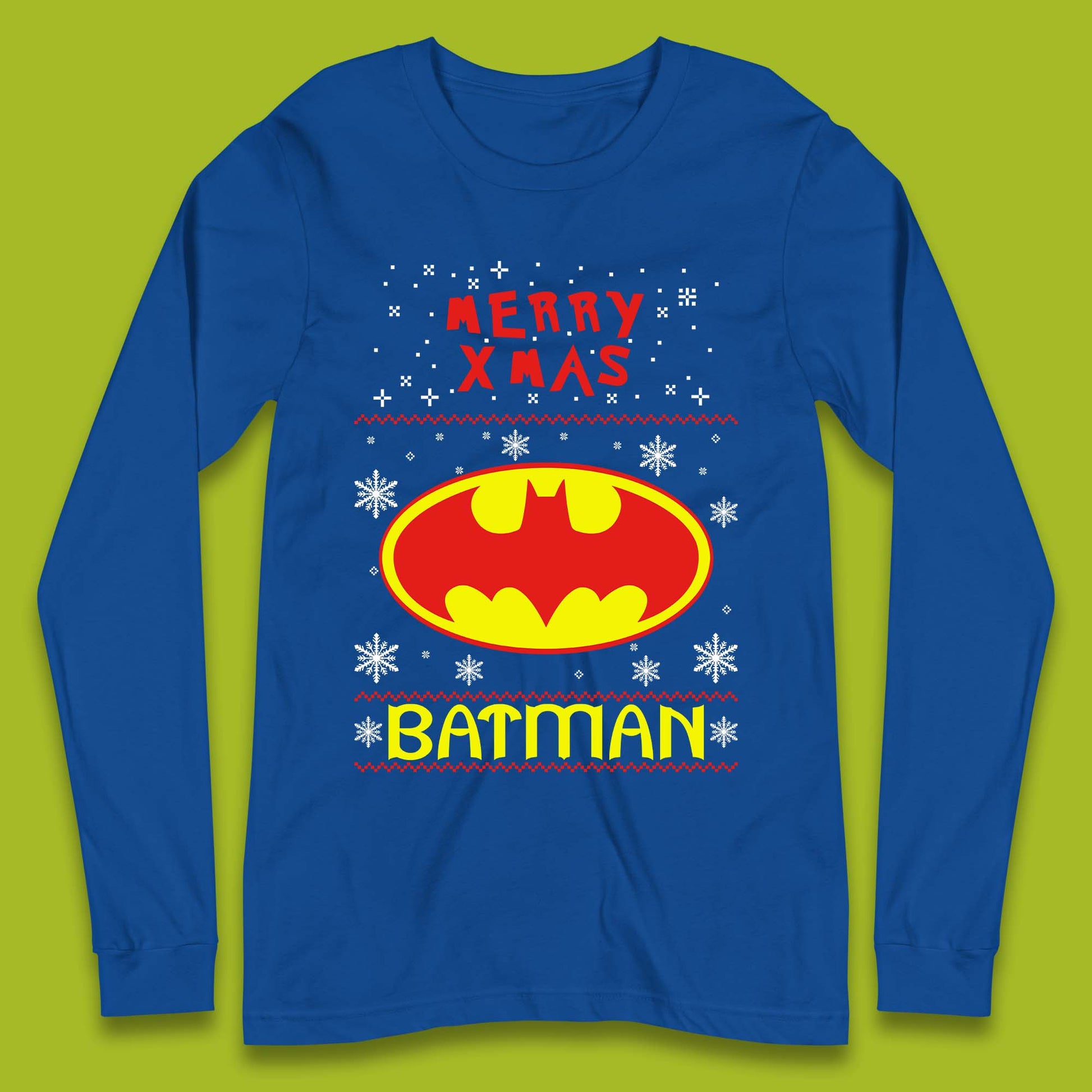 batman christmas long sleeve t shirt