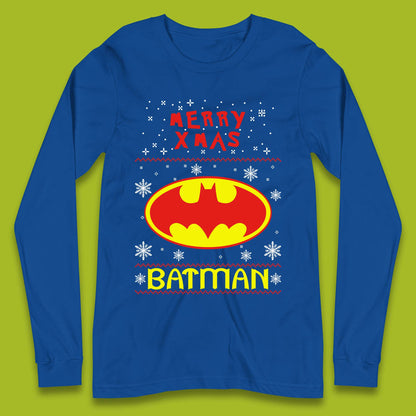 batman christmas long sleeve t shirt