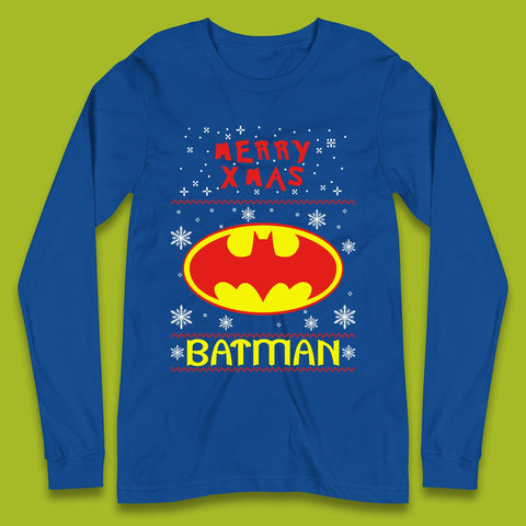Merry Xmas Batman Long Sleeve T-Shirt