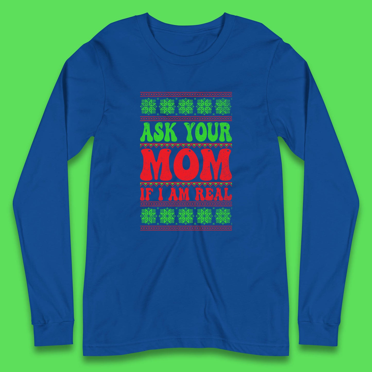 christmas santa festive long sleeve t shirt