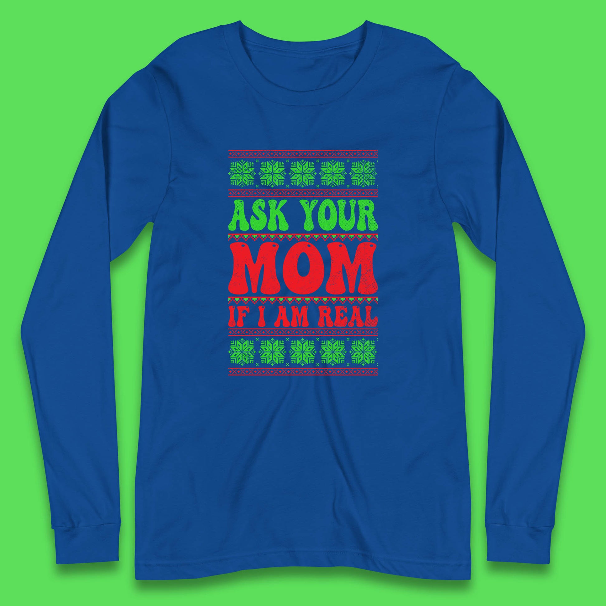 christmas santa festive long sleeve t shirt