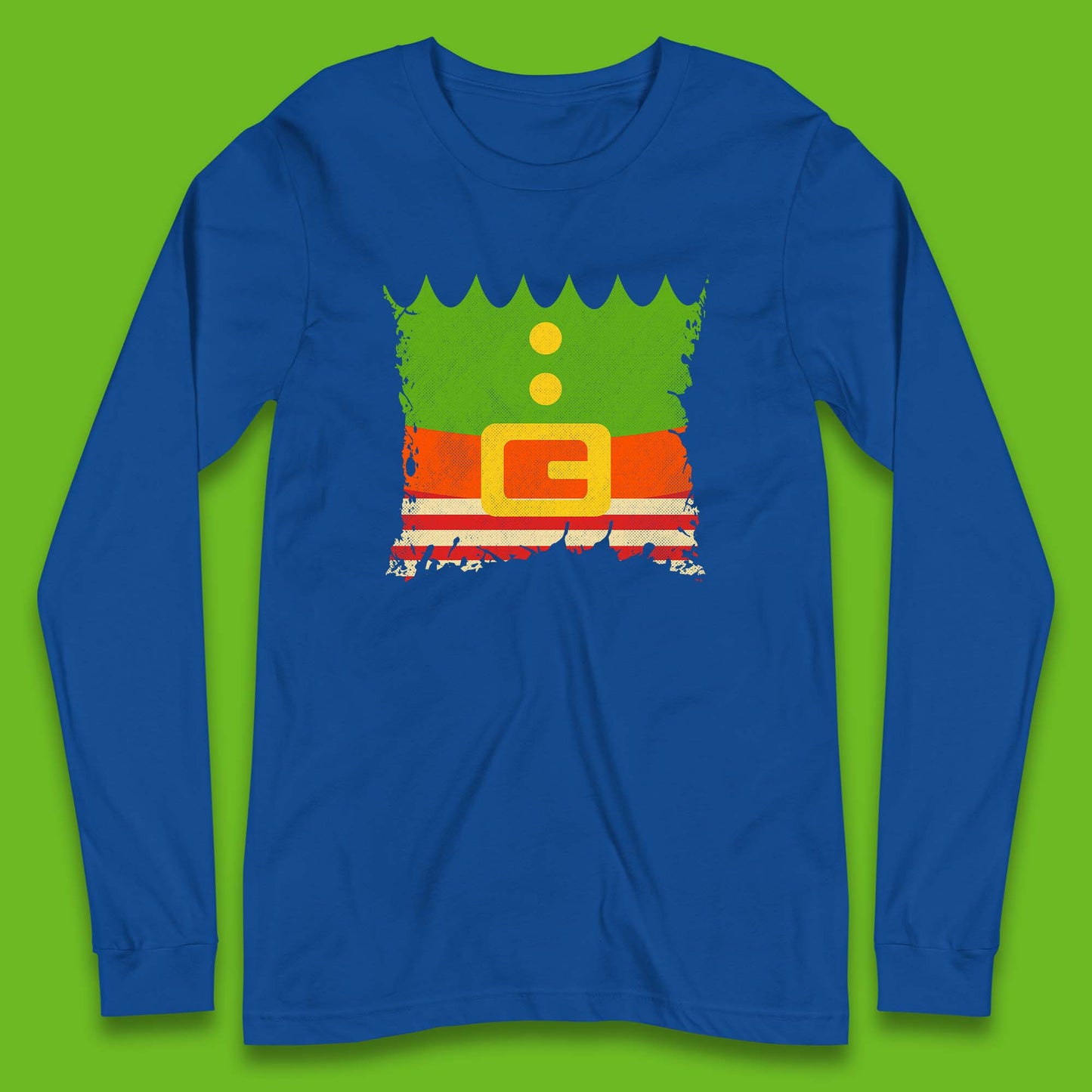 christmas santa claus dress long sleeve t shirt