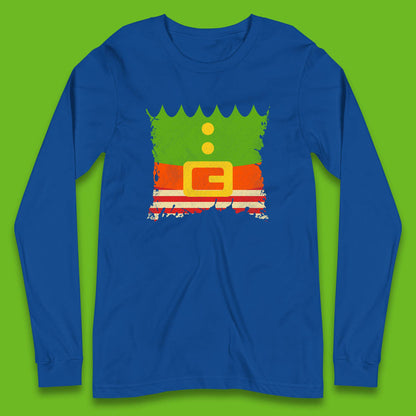 christmas santa claus dress long sleeve t shirt