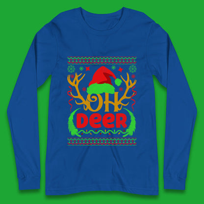 deer antlers christmas long sleeve t shirt
