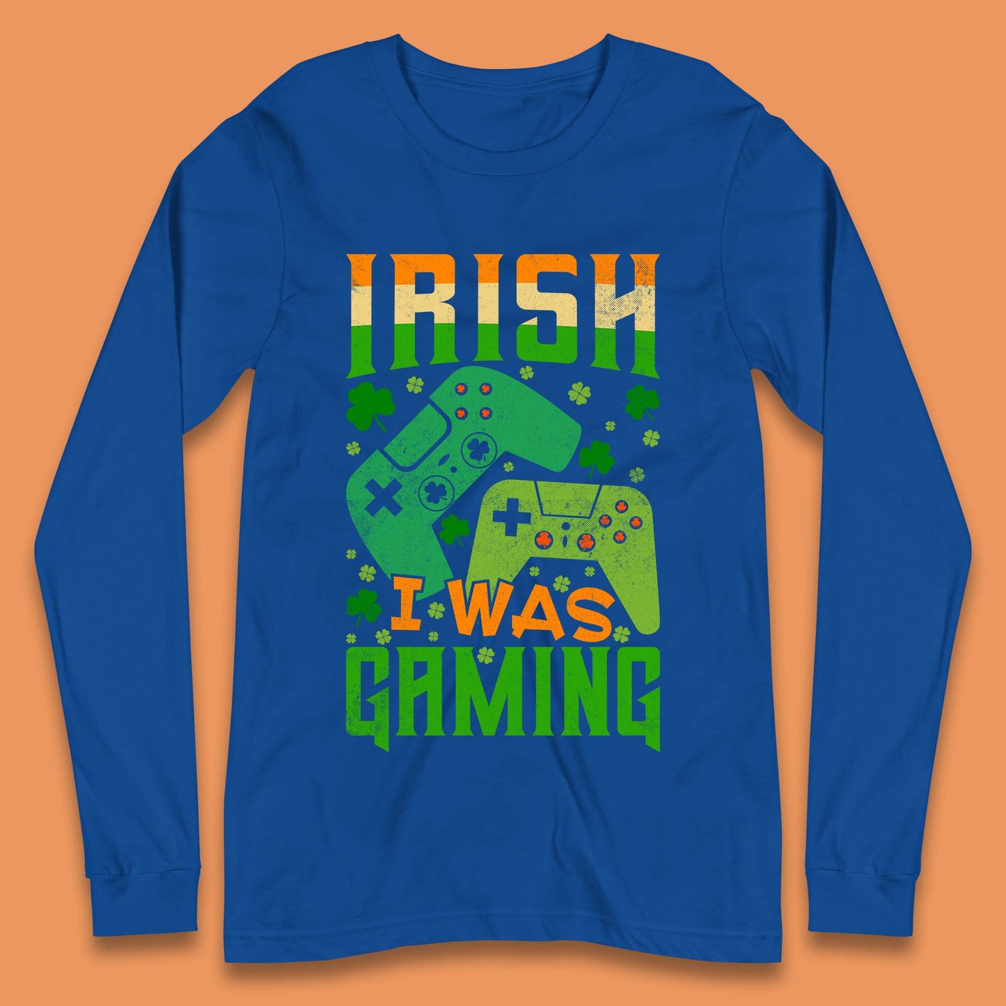 Irish I Was Gaming Long Sleeve T-Shirt