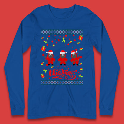 Squid Game Guards Christmas Long Sleeve T-Shirt
