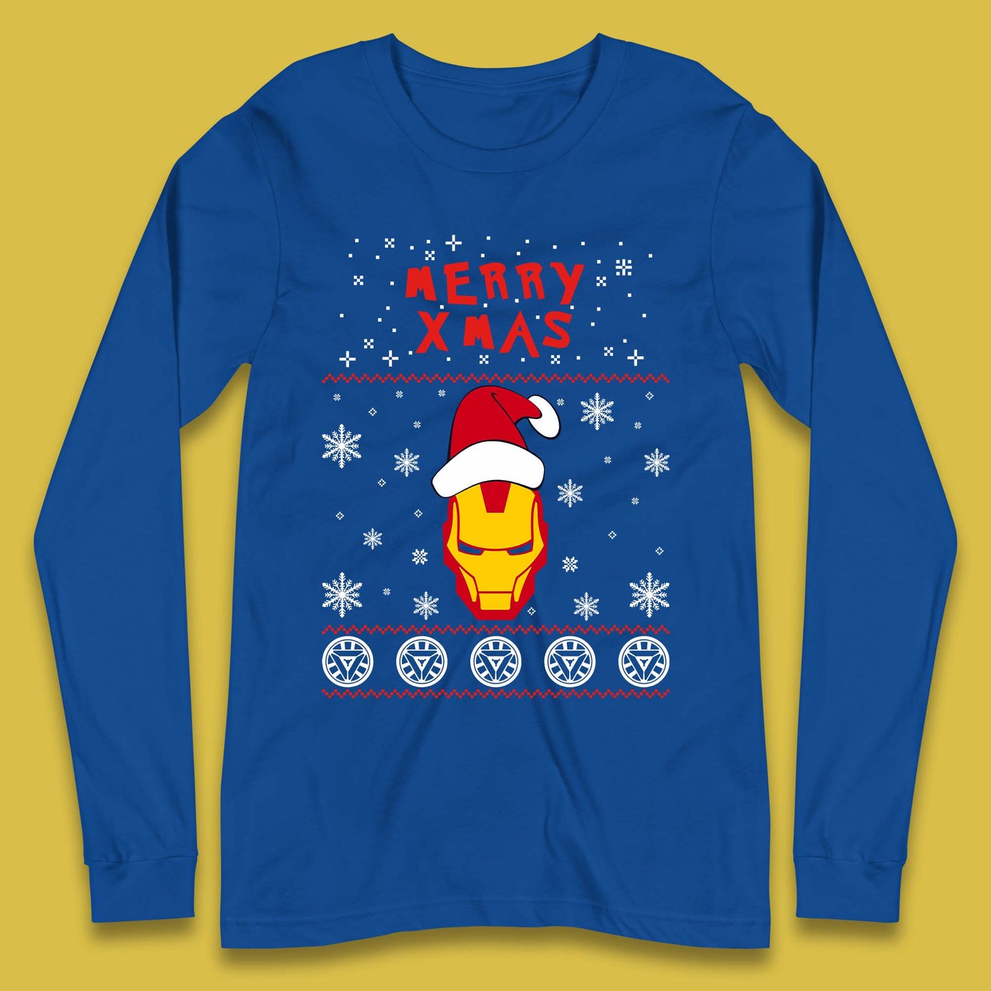 Merry Xmas Ironman Long Sleeve T-Shirt