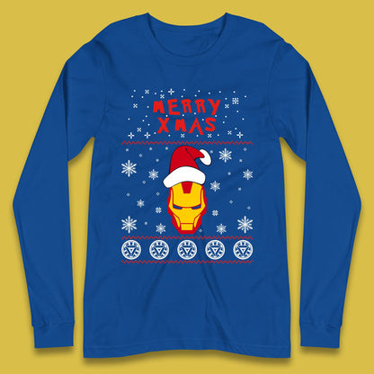 Merry Xmas Ironman Long Sleeve T-Shirt