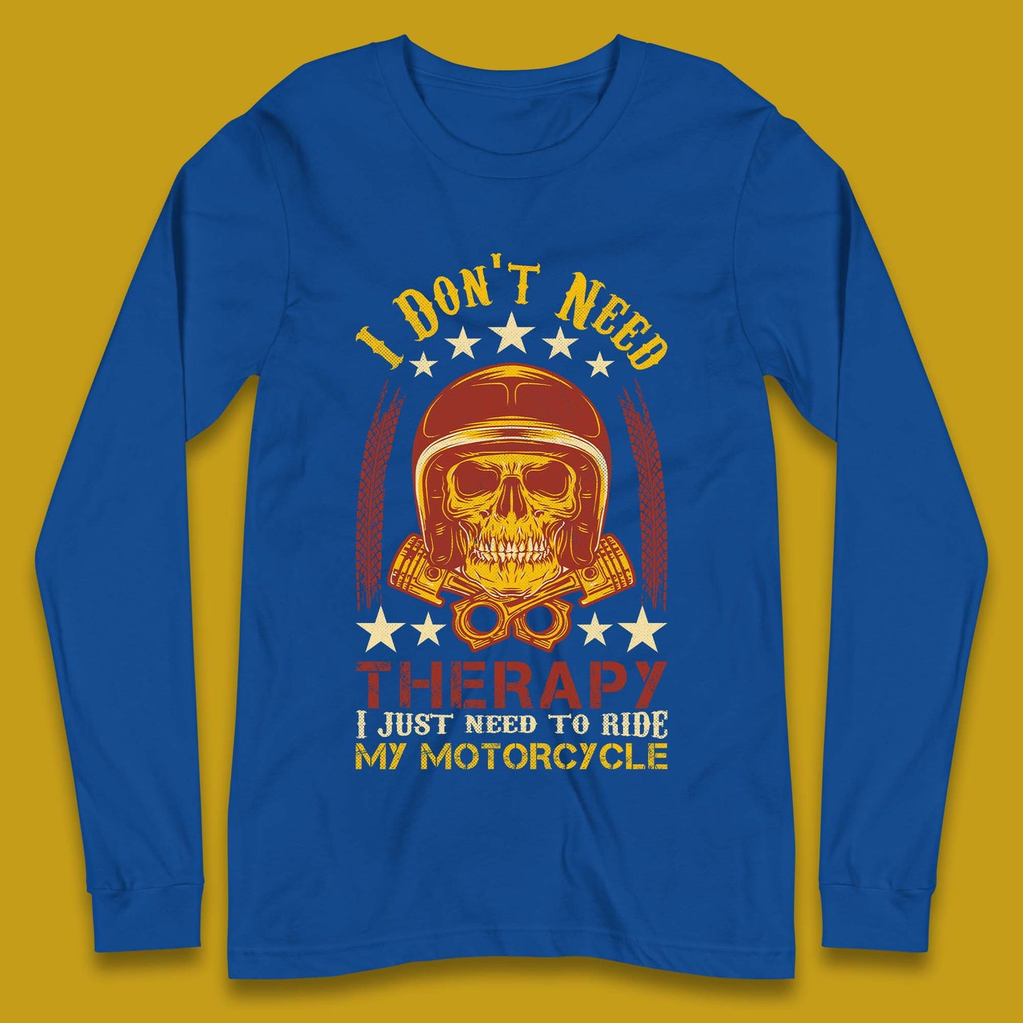 Motorcycle Therapy Long Sleeve T-Shirt
