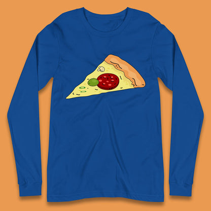 Italian Pizza Slice Pizzaologist Pizza Lover Pizza Holic Pizza Addict Long Sleeve T Shirt