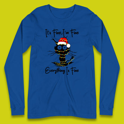electrocuted cat long sleeve t shirt