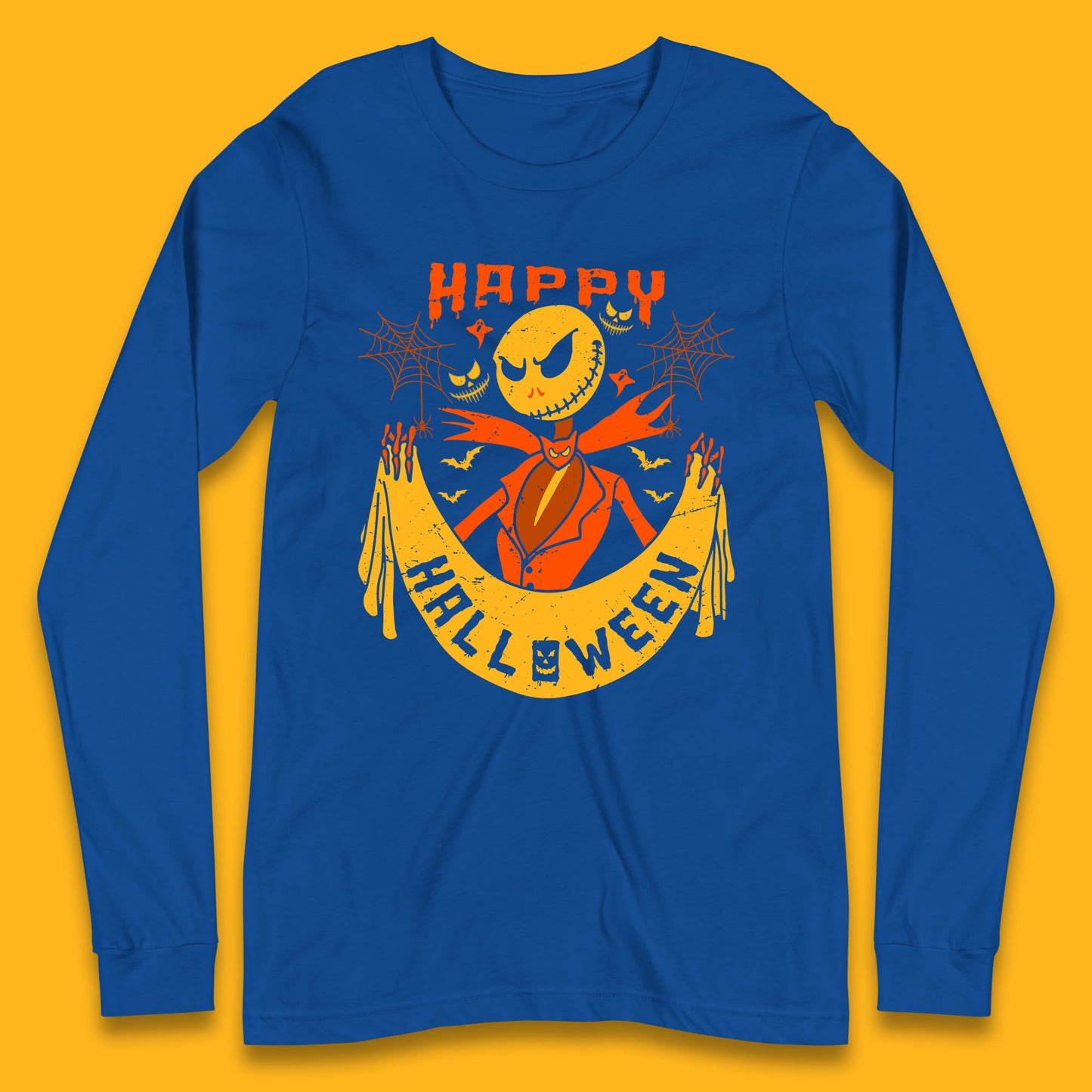halloween jack skellington long sleeve t shirt