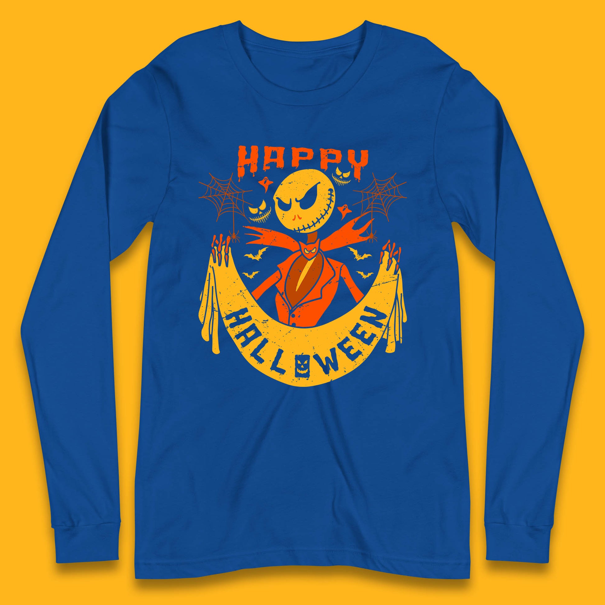 halloween jack skellington long sleeve t shirt