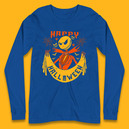 halloween jack skellington long sleeve t shirt