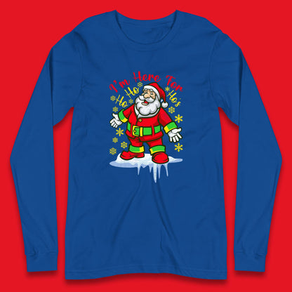 santa claus christmas long sleeve t shirt