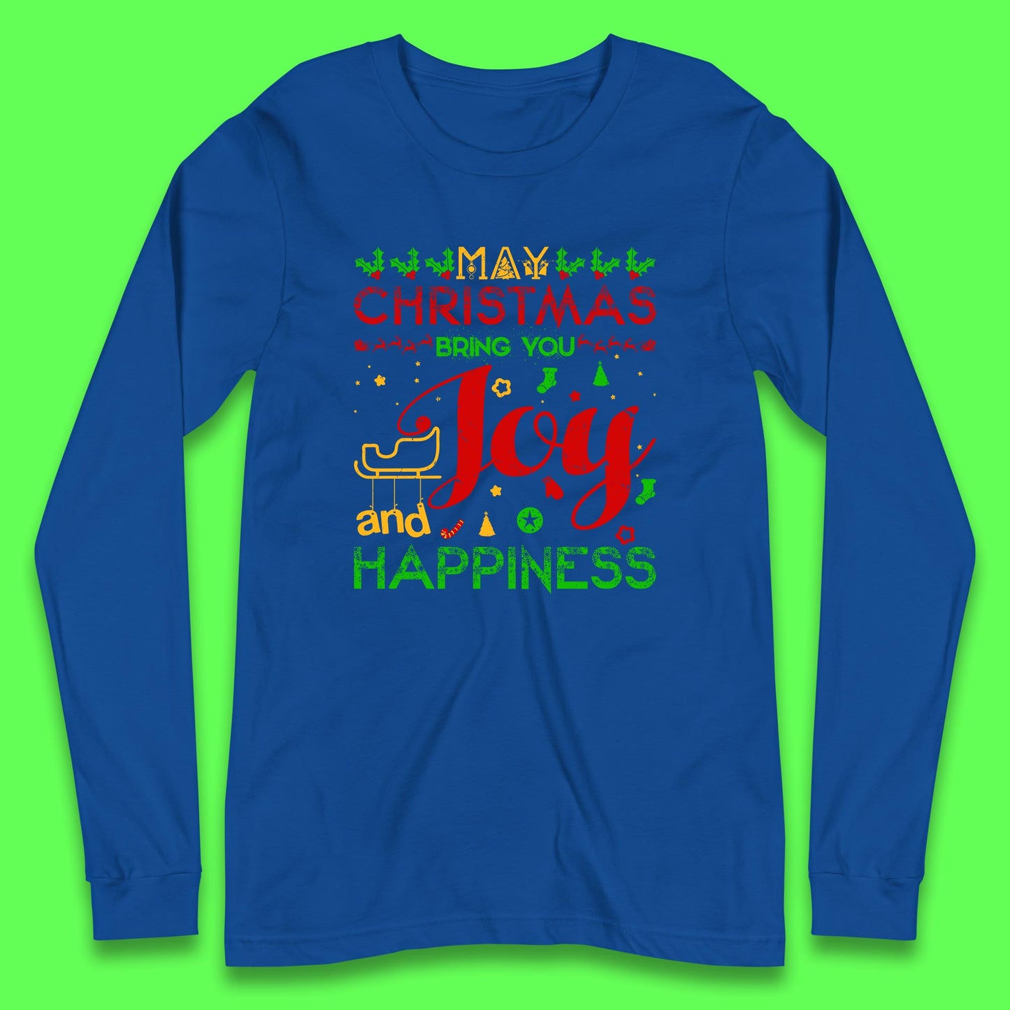 may christmas bring you joy and happiness t shirt