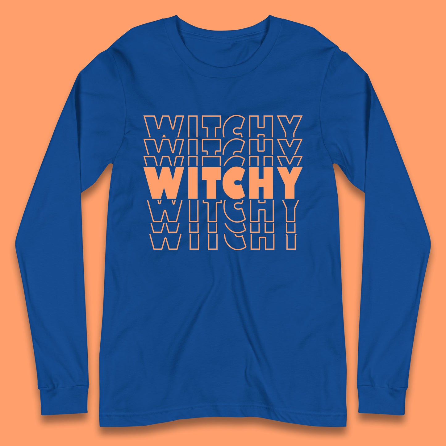 Witchy Halloween Witches Spooky Witch Vibes Witchy Aesthetic Halloween Party Long Sleeve T Shirt