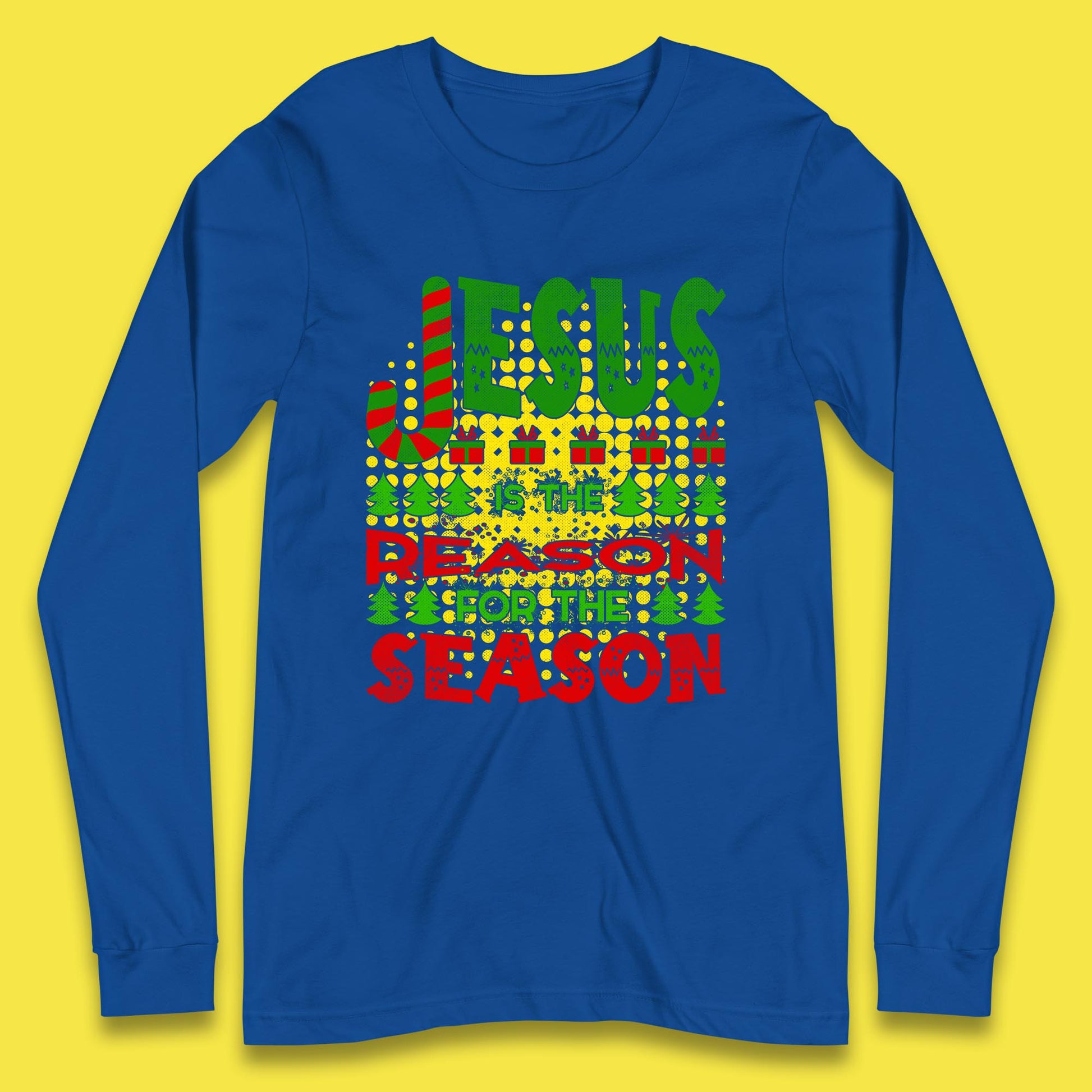 christmas jesus long sleeve t shirt