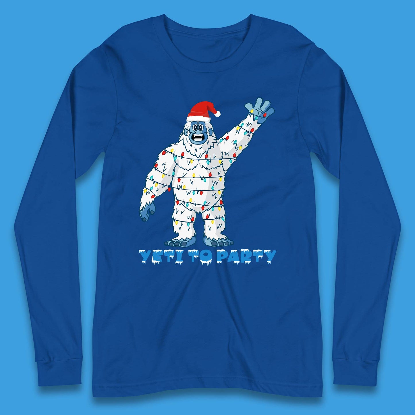 Yeti To Party Christmas Long Sleeve T-Shirt