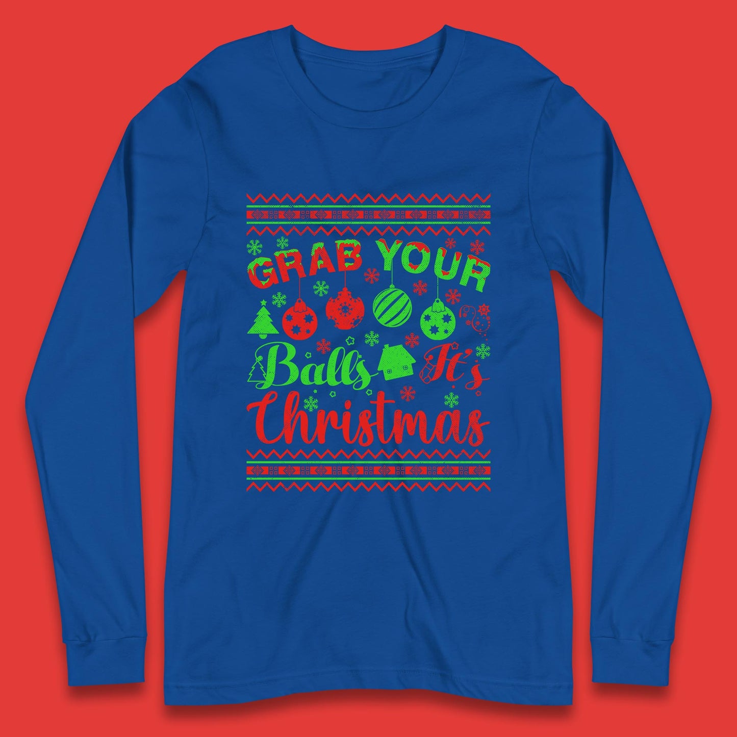 christmas ornament long sleeve t shirt