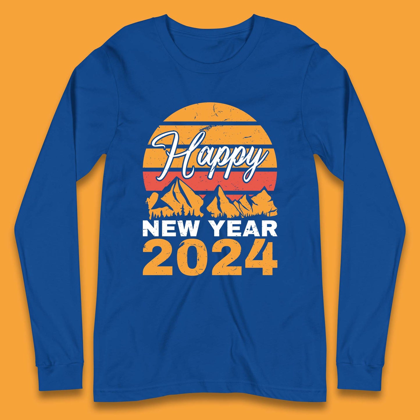 Happy New Year 2024 Camping Camping Long Sleeve T-Shirt