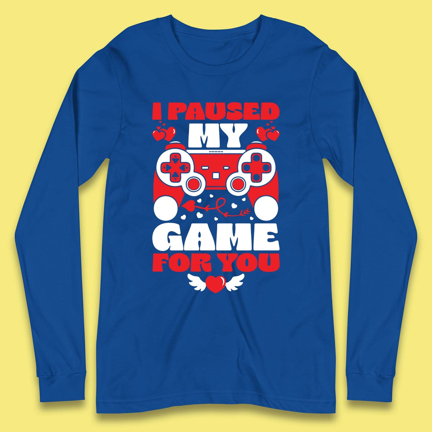 Valentine's Day Gamer Long Sleeve T-Shirt
