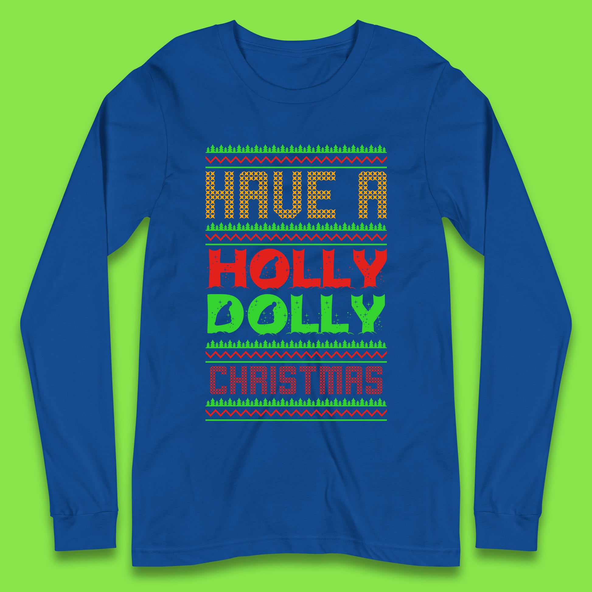 holly dolly christmas long sleeve t shirt