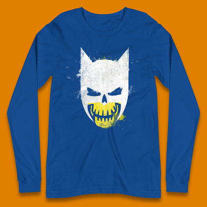 Batman The Dark Knight Circle Logo DC Comics Superhero Fictional Character Long Sleeve T Shirt