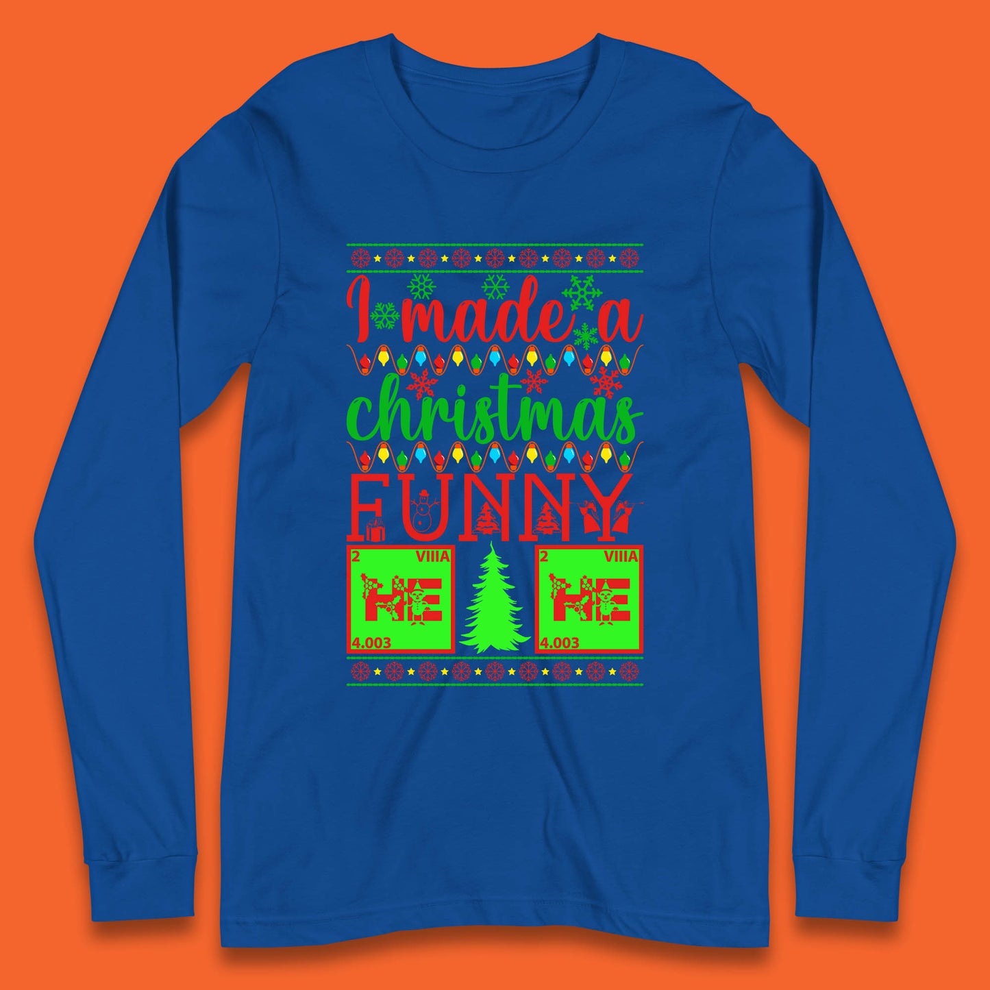 periodic table long sleeve t shirt