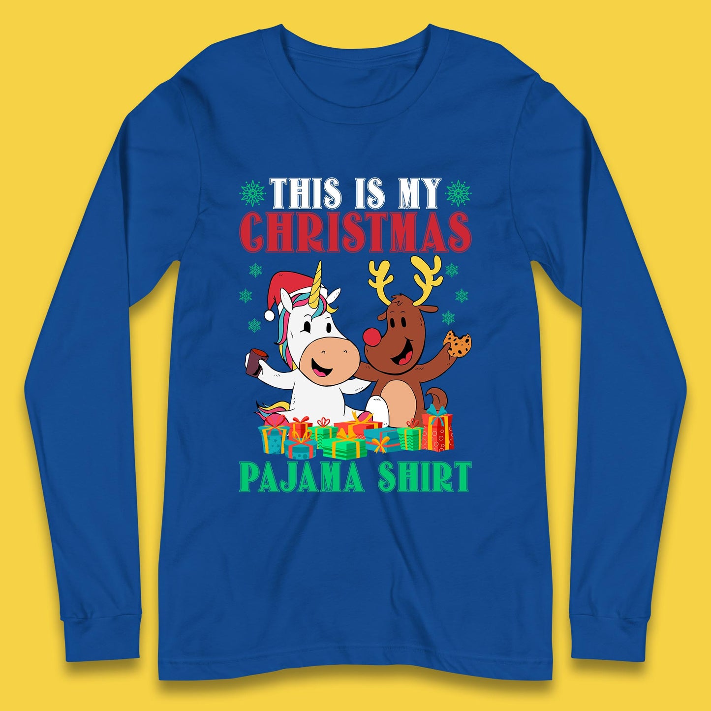 christmas unicorn reindeer t shirt