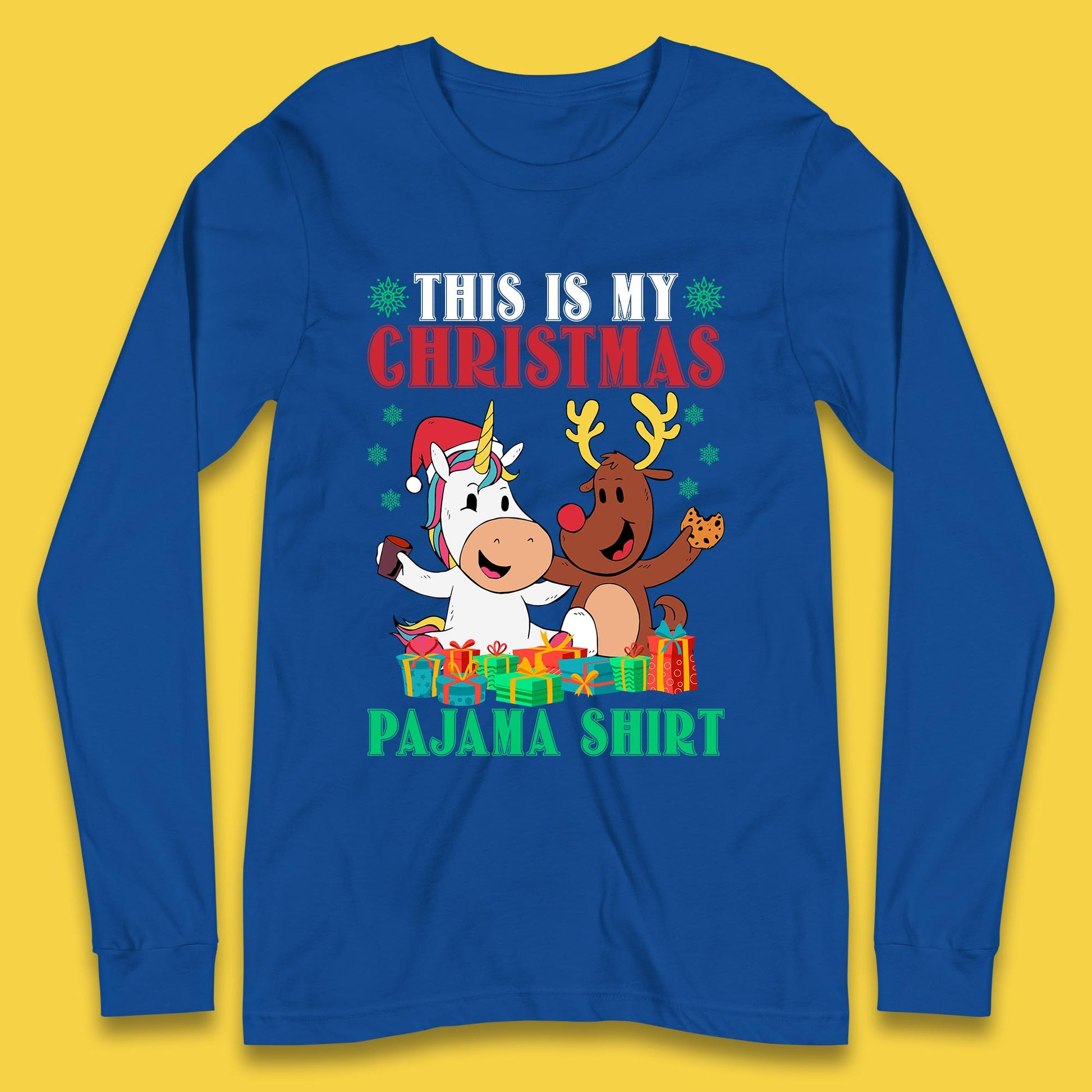 christmas unicorn reindeer t shirt
