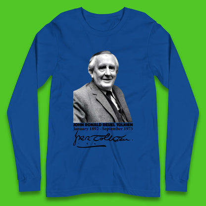 John Ronald Reuel Tolkien Signature Long Sleeve T-Shirt