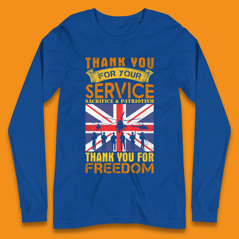 Thank You For Your Service Long Sleeve T-Shirt