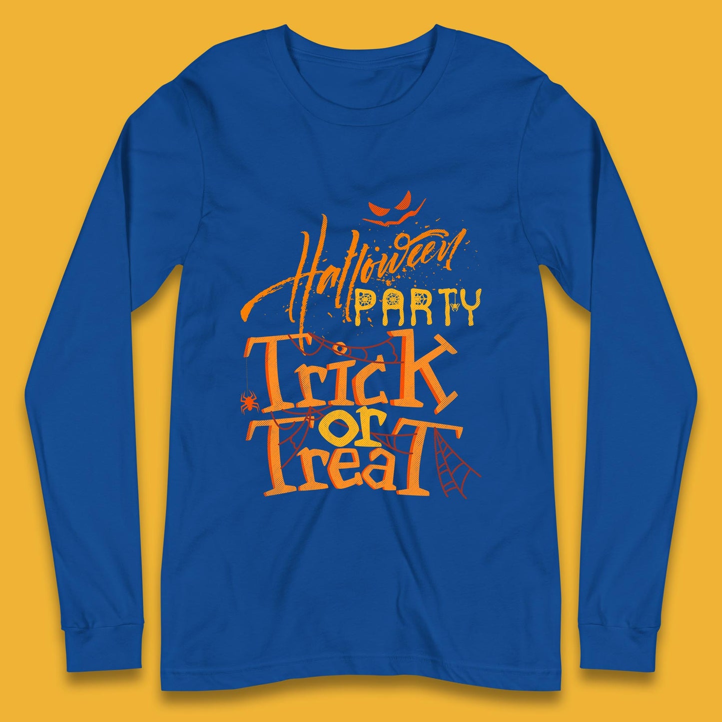 Happy Halloween Trick Or Treat Horror Scary Spooky Vibes Long Sleeve T Shirt