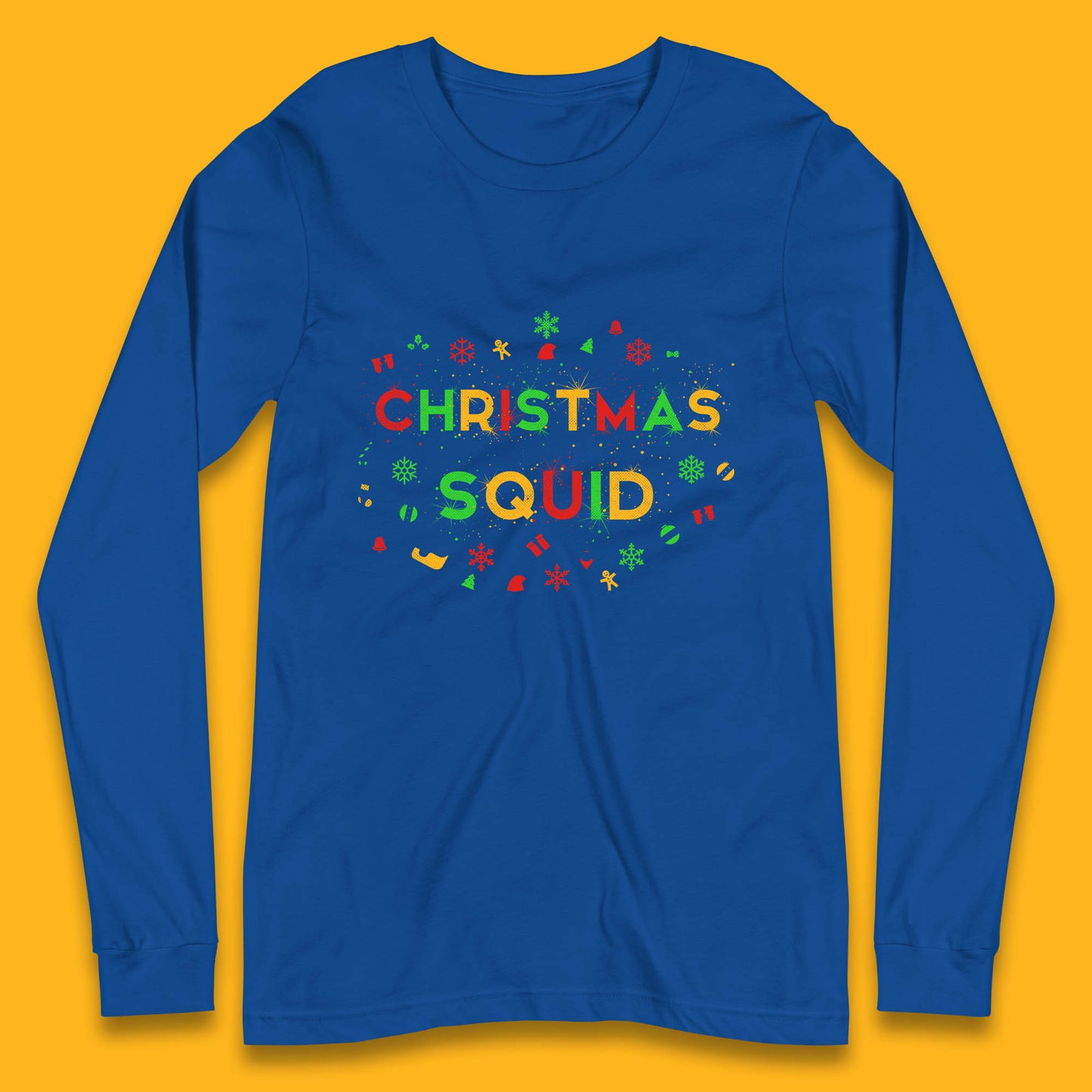 christmas squad matching long sleeve t shirt