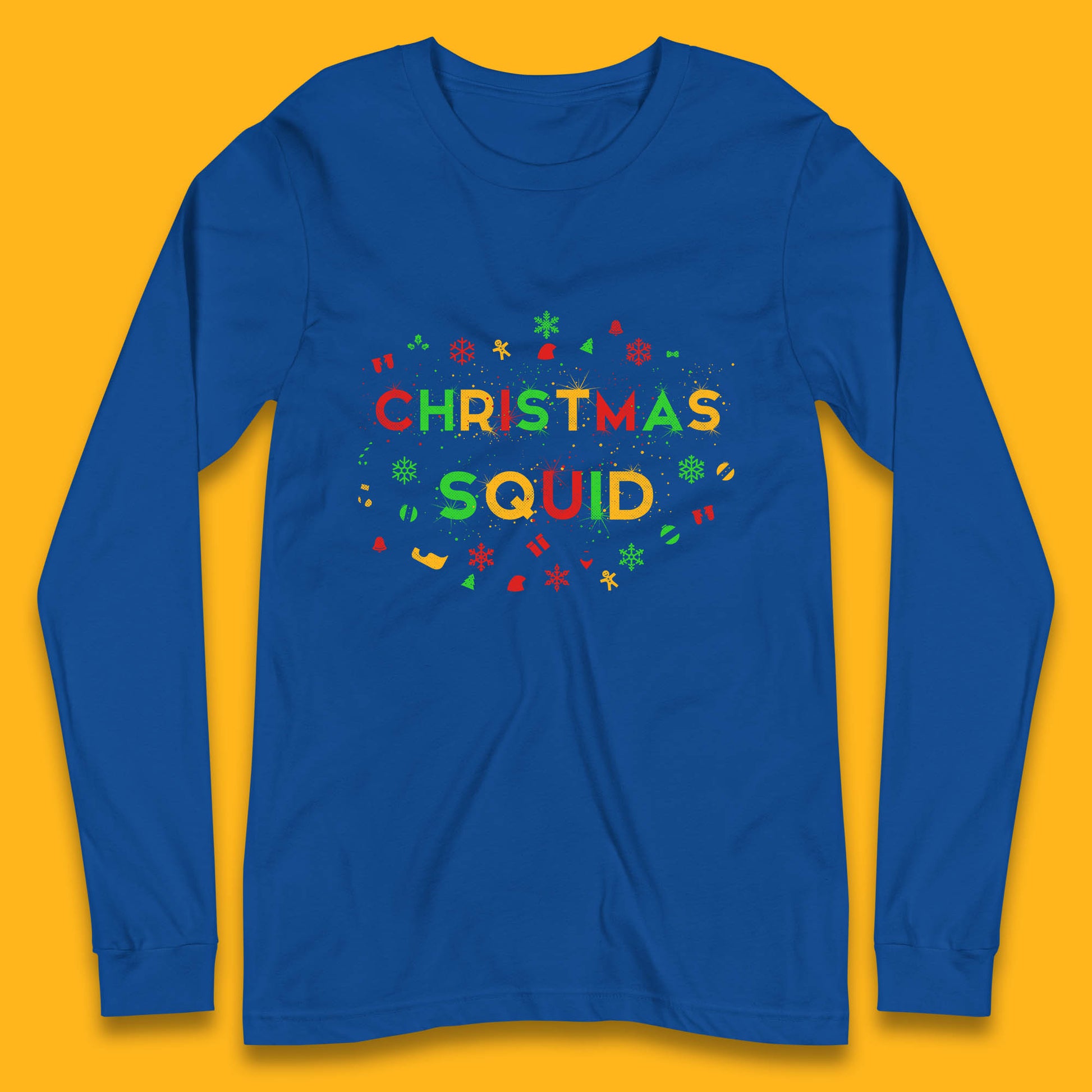 christmas squad matching long sleeve t shirt