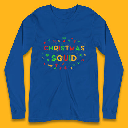 christmas squad matching long sleeve t shirt