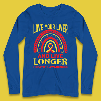 Hepatitis Awareness Long Sleeve T-Shirt