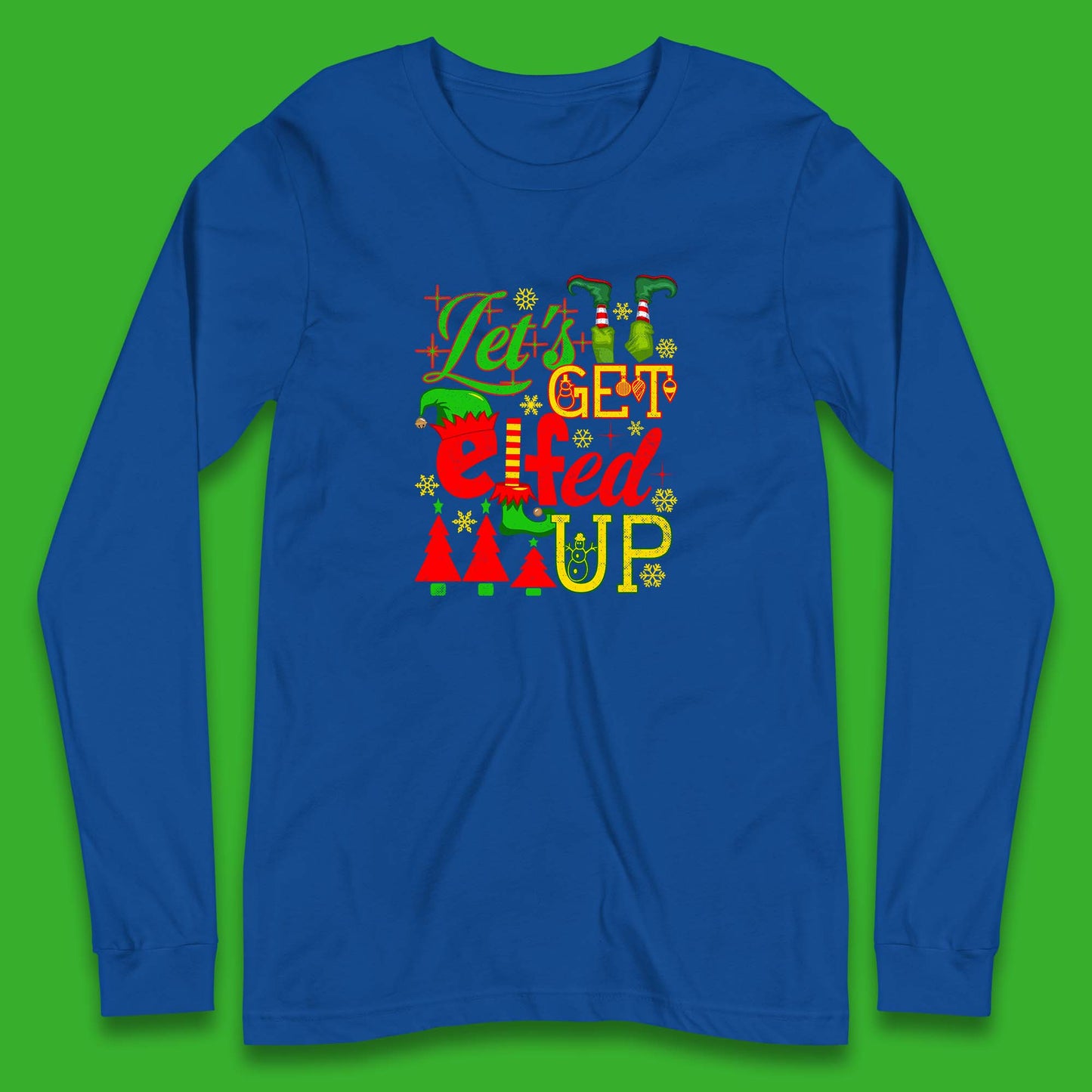 elf christmas long sleeve t shirt