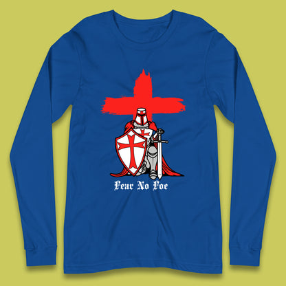 Fear No Foe St George's Day Long Sleeve T-Shirt