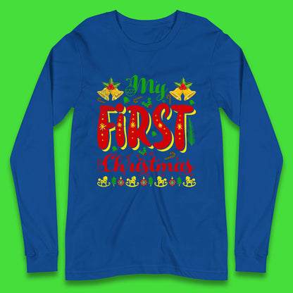 my first christmas long sleeve t shirt