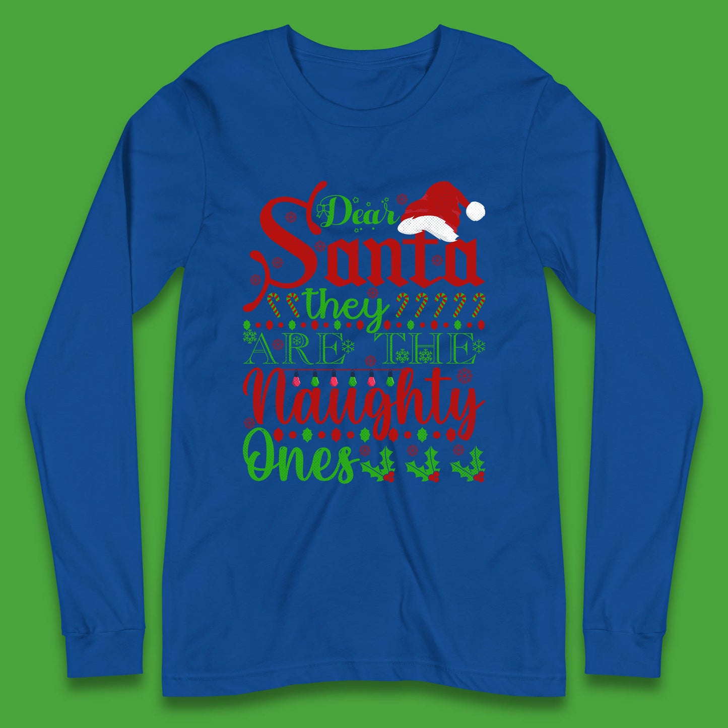 dear santa christmas long sleeve t shirt