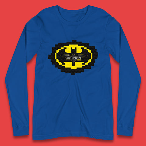 The Lego Batman Movie Superhero Building Bricks Block DC Comics Batman Master Builder Animated Superhero Comedy Film Long Sleeve T Shirt
