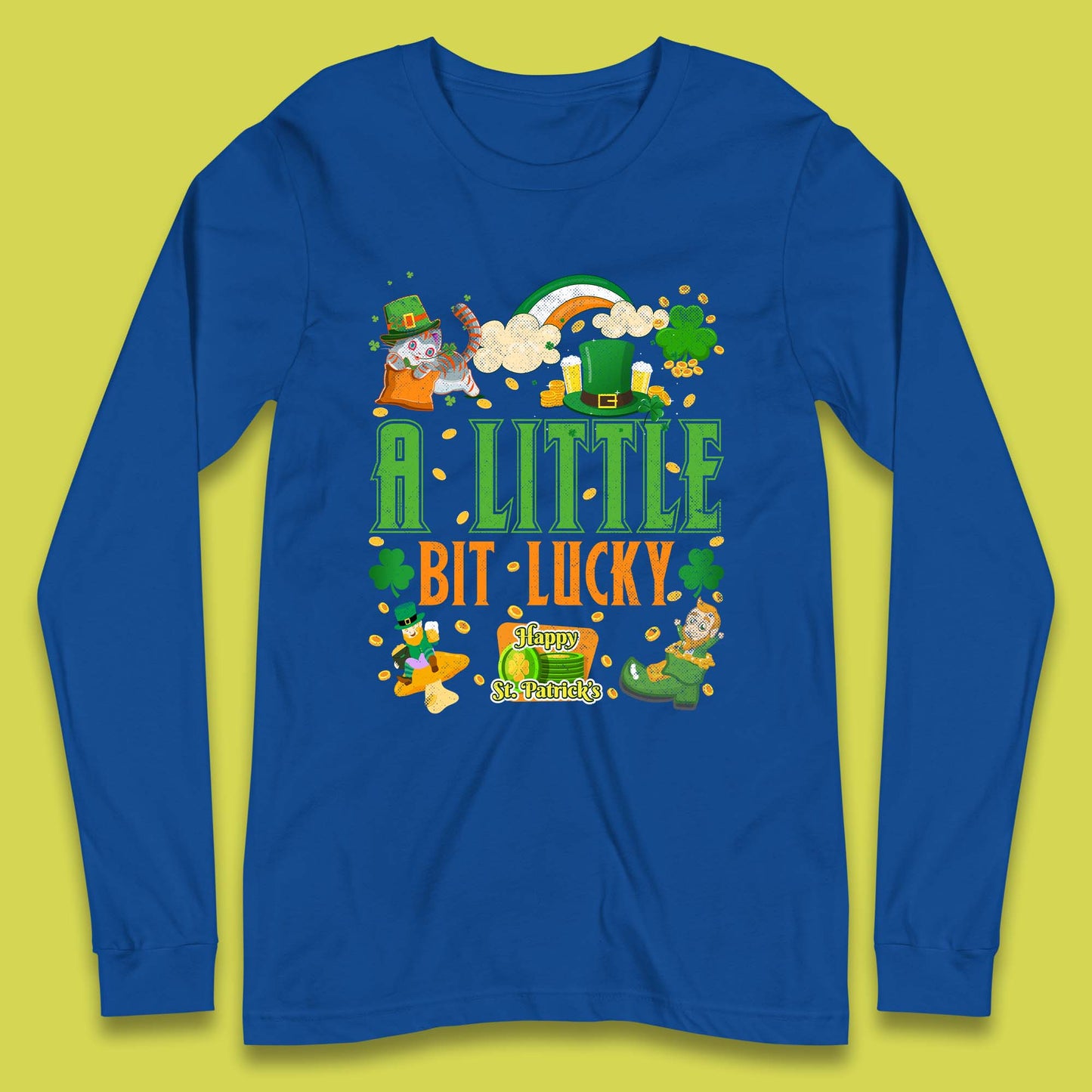 A Little Bit Lucky St. Patrick's Long Sleeve T-Shirt