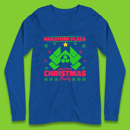 nakatomi plaza christmas long sleeve t shirt