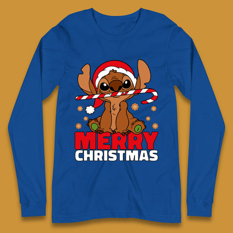 Gingerbread Stitch Christmas Long Sleeve T-Shirt