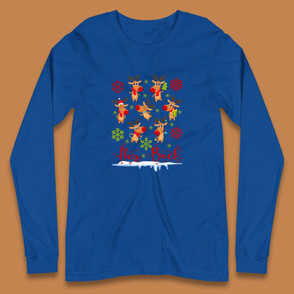 rudolph reindeers long sleeve t shirt