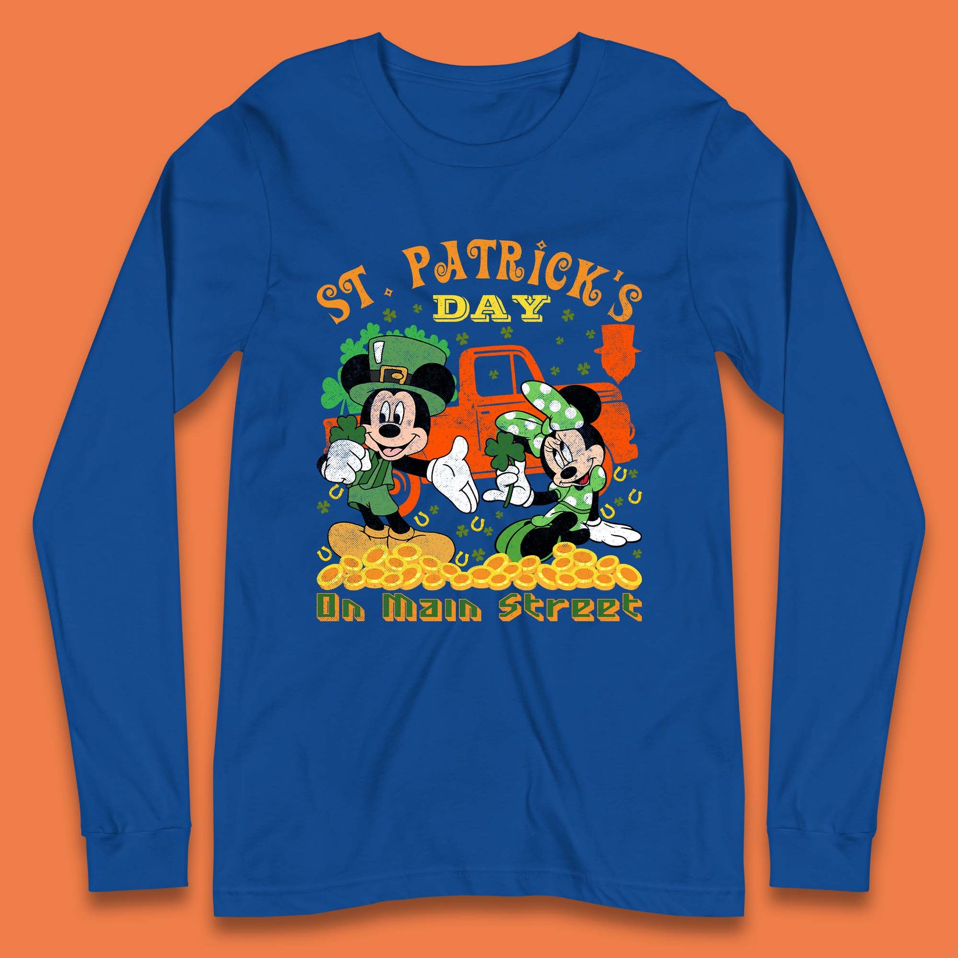 Long Sleeve Disney St Patricks Day T Shirt