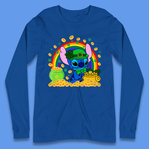 Disney Stitch St Patrick's Day Long Sleeve T-Shirt